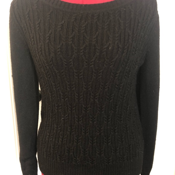 Black wool top - Picture 2 of 2